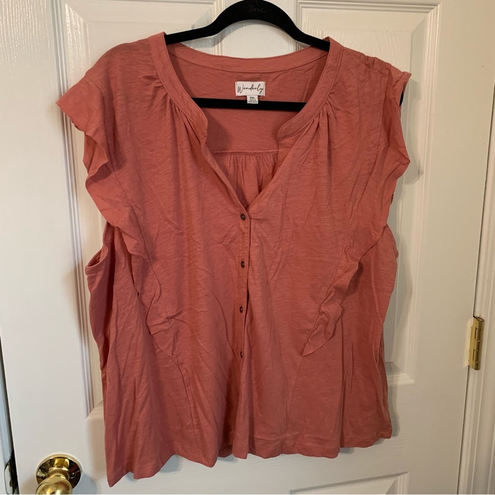 Wonderly 2x sleeveless t-shirt rose berry